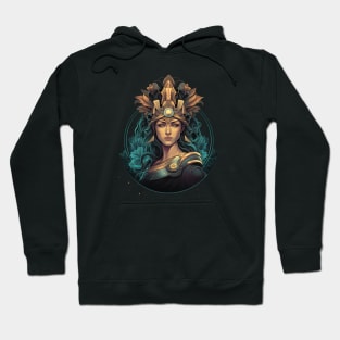 Athena, Greek Goddess of Wisdom and War Hoodie